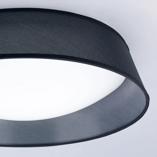 Люстра потолочная NORDICA 4966E Mantra чёрная белая на 5 ламп, основание чёрное в стиле модерн  фото 5
