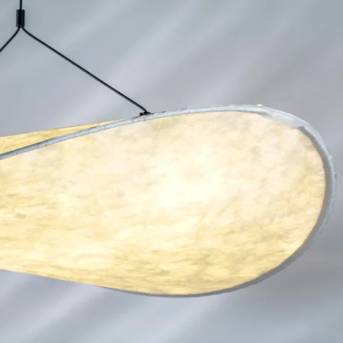 Светильник подвесной LED Genova 610086 Lightstar белый на 1 лампу, основание чёрное в стиле минимализм современный фото 3