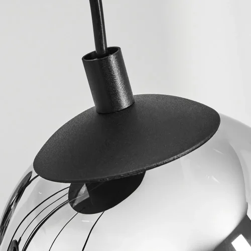 Светильник подвесной Ariscani 98654 Eglo чёрный 10 ламп, основание чёрное в стиле модерн  фото 6