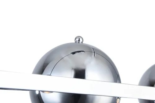 Светильник подвесной Helix VL5153P03 Vele Luce хром на 3 лампы, основание хром в стиле современный шар фото 3