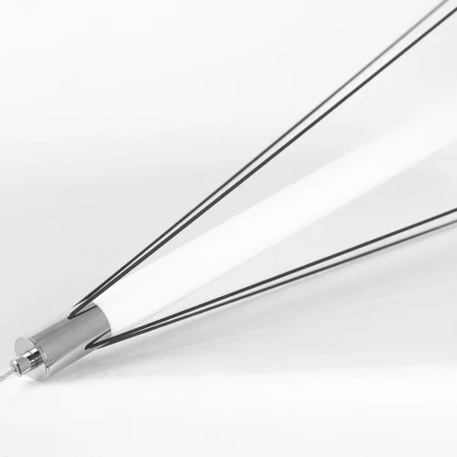 Светильник подвесной LED Nolan LSP-7441 Lussole белый на 1 , основание хром в стиле современный хай-тек линейный фото 4