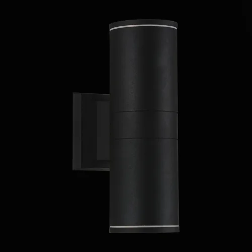 Настенный светильник LED уличный Tubo SL561.401.02 ST-Luce уличный IP65 чёрный на 2 лампы, плафон чёрный в стиле современный LED