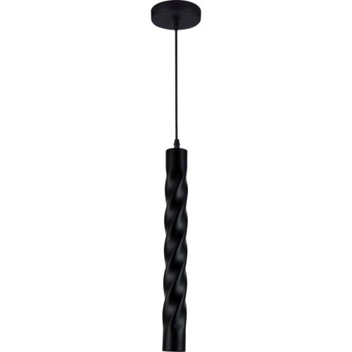 Светильник подвесной Thrill 2052/02/01P Stilfort чёрный 1 лампа, основание чёрное в стиле современный трубочки