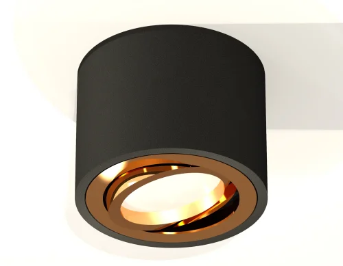 Светильник накладной Techno spot XS7511004 Ambrella light чёрный 1 лампа, основание чёрное в стиле хай-тек современный круглый фото 2