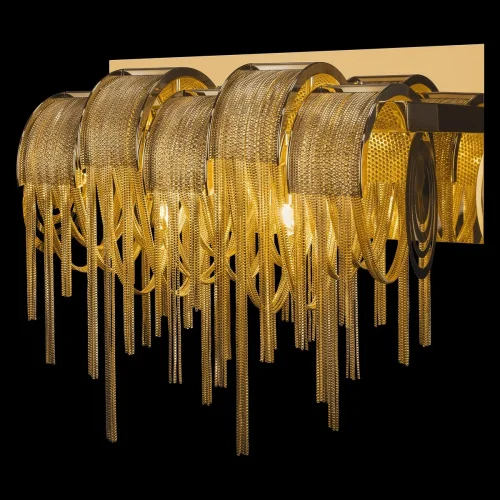 Бра Volver 10404W/B GD LOFT IT золотой на 2 лампы, основание золотое в стиле арт-деко цепочки фото 5 Бра Volver 10404W/B GD LOFT IT золотой на 2 лампы, основание золотое в стиле арт-деко цепочки фото 5