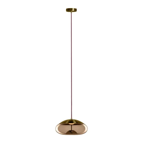 Светильник подвесной LED Knot 8135-D mini LOFT IT коричневый янтарный 1 лампа, основание латунь в стиле современный  фото 4