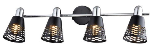 Спот с 4 лампами Susan TL3760Y-04BC Toplight чёрный E14 в стиле современный 