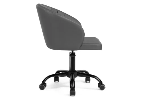 Компьютерное кресло Пард экокожа серый 464226 Woodville, серый/искусственная кожа, ножки/пластик/чёрный, размеры - *870***590*600 фото 3
