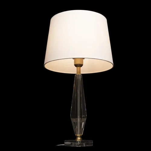 Настольная лампа Сrystal 10274 LOFT IT белая 1 лампа, основание прозрачное хрусталь в стиле классический  фото 3