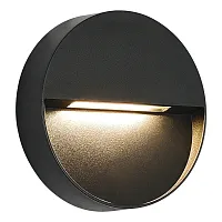 Настенный светильник LED уличный Lade SL9537.401.14 ST-Luce уличный IP54 чёрный на 1 лампу, плафон чёрный в стиле современный LED