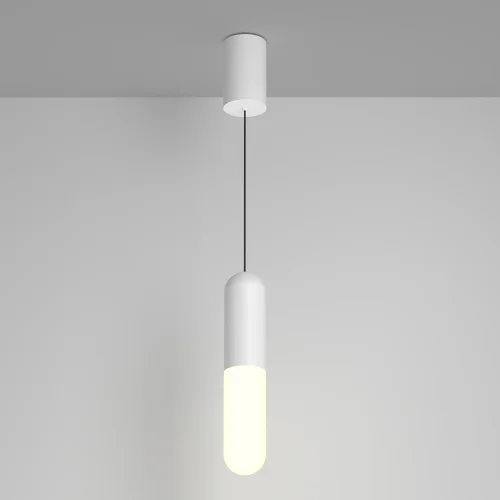 Светильник подвесной LED Mist P101PL-L300-12W3K-W Maytoni белый 1 лампа, основание белое в стиле современный хай-тек  фото 3