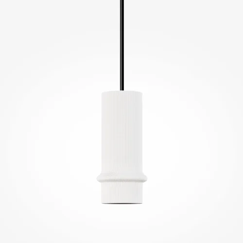 Светильник подвесной LED Pilastro MOD430PL-L5W3K1 Maytoni белый на 1 лампу, основание чёрное в стиле современный фото 4