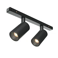 Трековый светильник LED Magnetic track system Basity TR176-1-2X5WTW-M-B Maytoni чёрный для шинопроводов серии Magnetic track system Basity чёрный