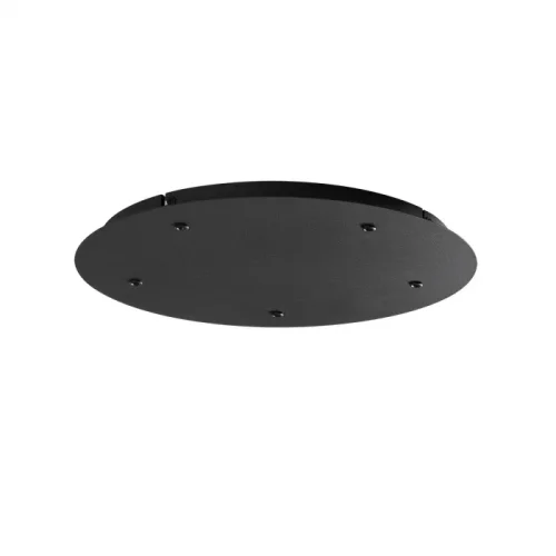 Потолочная база для 5 подвесов линии Ovali, Kerama, Cocoon Base 5054/KB Odeon Light на 1 , основание чёрное в стиле современный 