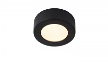 Светильник потолочный LED Brice-Led 28116/11/30 Lucide белый на 1 лампу, основание чёрное в стиле современный 