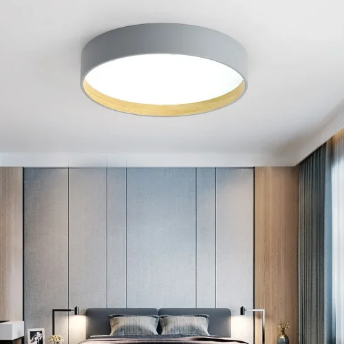 Светильник потолочный NETTY D40 Black 224021-23 ImperiumLoft белый на 1 лампу, основание чёрное в стиле современный скандинавский минимализм фото 10