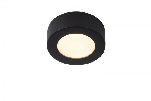 Светильник потолочный LED Brice-Led 28116/11/30 Lucide белый 1 лампа, основание чёрное в стиле современный 