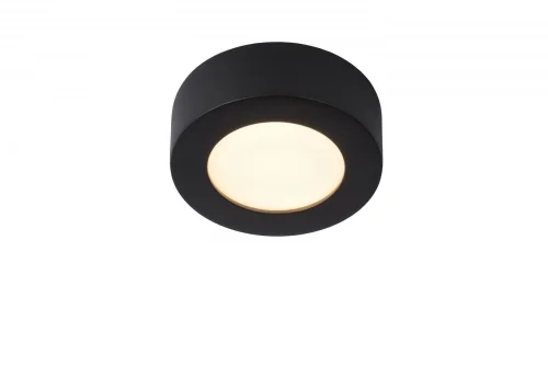 Светильник потолочный LED Brice-Led 28116/11/30 Lucide белый на 1 лампу, основание чёрное в стиле современный 