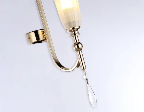 Бра TR3254 Ambrella light белый на 1 лампа, основание золотое в стиле классический  фото 3