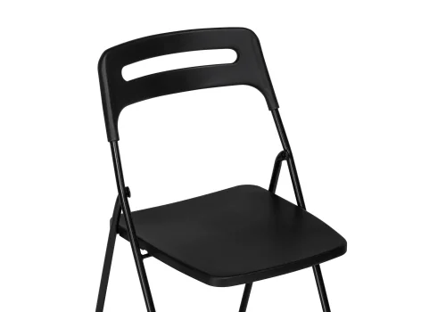 Пластиковый стул Fold складной black 15482 Woodville, чёрный/, ножки/металл/чёрный, размеры - ****430*460 фото 6