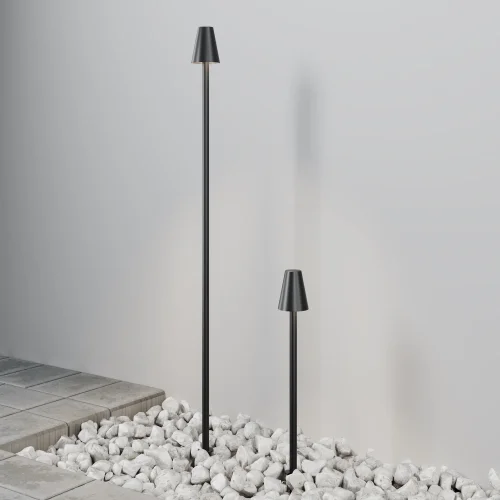Ландшафтный светильник LED Cane O504FL-L1B3K1 Maytoni уличный IP65 чёрный на 1 лампу, плафон чёрный в стиле современный хай-тек LED фото 6