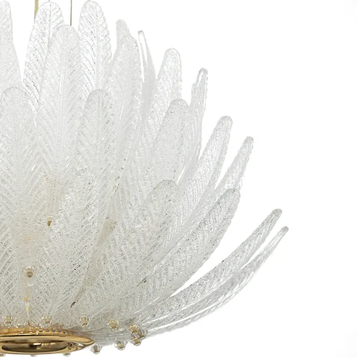 Люстра подвесная LED Deltoro CL327150 Citilux прозрачная на 1 лампу, основание золотое в стиле современный флористика арт-деко фото 3