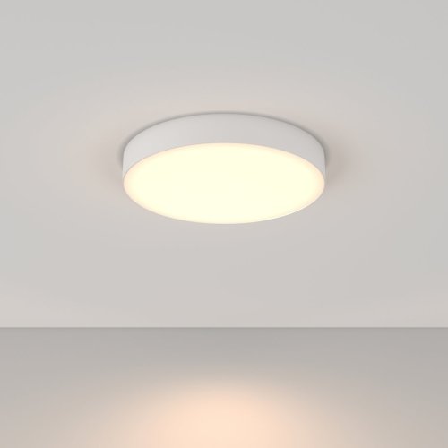 Светильник потолочный LED Zon C032CL-L48W3K Maytoni белый 1 лампа, основание белое в стиле современный хай-тек  фото 2