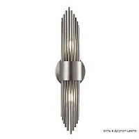 Бра RUDOLFO AP2 NICKEL Crystal Lux никель 2 лампы, основание никель в стиле современный 