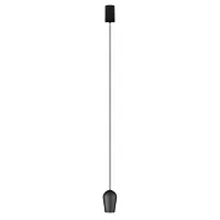 Светильник подвесной LED Blackout 10357/1 LOFT IT чёрный на 1 лампу, основание чёрное в стиле современный 