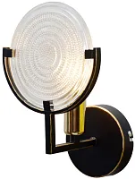 Бра Roxana TL1194B-01BK Toplight прозрачный 1 лампа, основание чёрное в стиле современный 