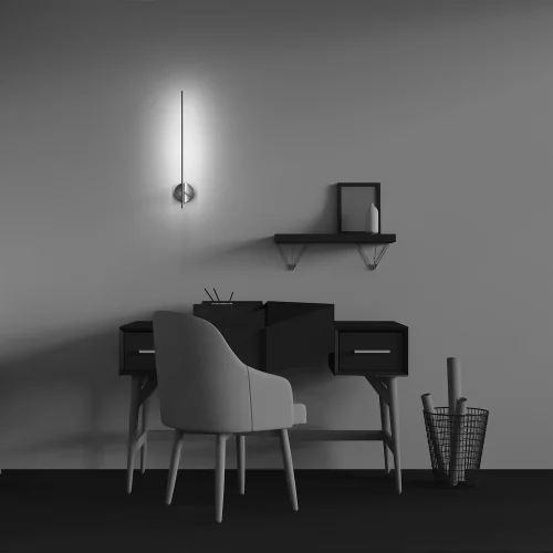 Бра LED Elegant C085WL-L7BS2.7K Maytoni латунь на 1 лампу, основание латунь в стиле современный хай-тек отражённый свет фото 6