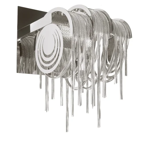 Бра Volver 10404W/A SN LOFT IT никель на 1 лампу, основание никель в стиле арт-деко цепочки