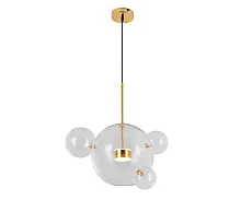 Светильник подвесной LED Галла 07545-4,21 Kink Light прозрачный 1 лампа, основание золотое в стиле современный 
