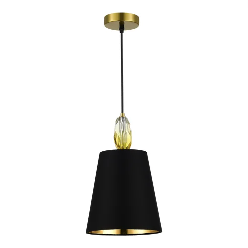 Светильник подвесной Lingotti SL1759.303.01 ST-Luce чёрный 1 лампа, основание латунь в стиле классический  фото 2