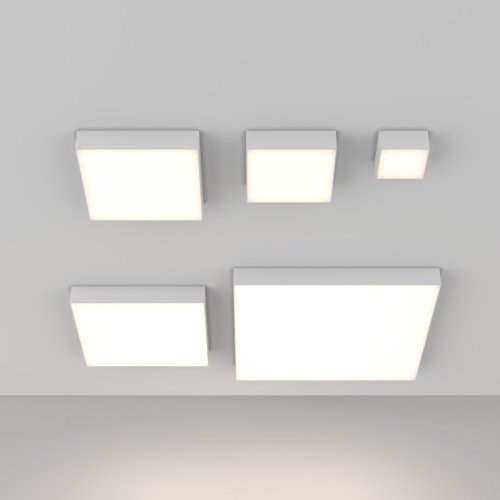 Светильник накладной LED Zon C032CL-12W4K-SQ-W Maytoni белый 1 лампа, основание белое в стиле современный  фото 5
