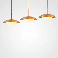 Светильник подвесной VITABY L3 Планка 212810-26 ImperiumLoft белый на 3 лампы, основание латунь в стиле скандинавский Светильник подвесной VITABY L3 Планка 212810-26 ImperiumLoft белый на 3 лампы, основание латунь в стиле скандинавский