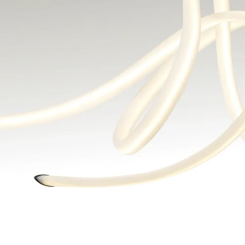 Светильник потолочный LED Armonia 6790 Mantra белый 1 лампа, основание чёрное в стиле современный хай-тек  фото 5