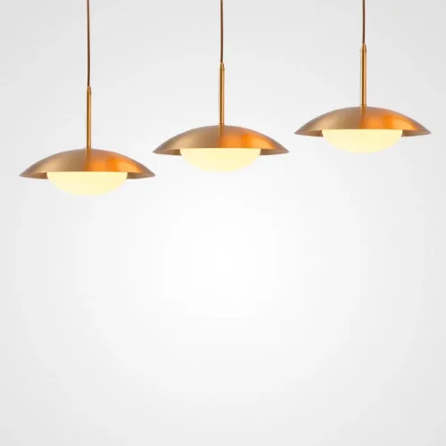 Светильник подвесной VITABY L3 Планка 212810-26 ImperiumLoft белый на 3 лампы, основание латунь в стиле скандинавский Светильник подвесной VITABY L3 Планка 212810-26 ImperiumLoft белый на 3 лампы, основание латунь в стиле скандинавский