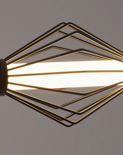 Светильник подвесной LED Eloise V11352-PL Moderli белый чёрный на 1 лампу, основание чёрное в стиле современный линейный фото 4