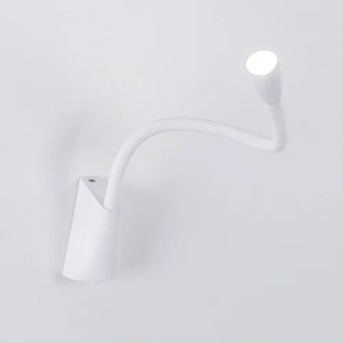 Бра LED Декарт CL704340 Citilux белый на 1 лампа, основание белое в стиле хай-тек гибкая ножка фото 4