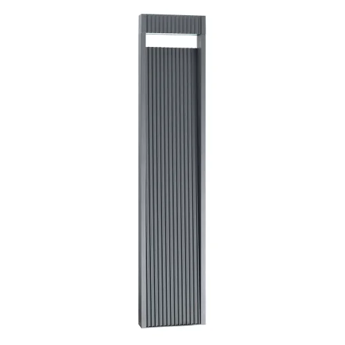 Парковый светильник LED Arneb A2146PA-1BK Arte Lamp уличный IP65 чёрный на 1 лампу, плафон чёрный в стиле хай-тек современный LED