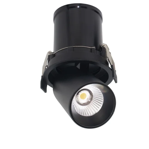 Светильник точечный LED Garda 7833 Mantra чёрный на 1 лампу, основание чёрное в стиле современный круглый фото 2