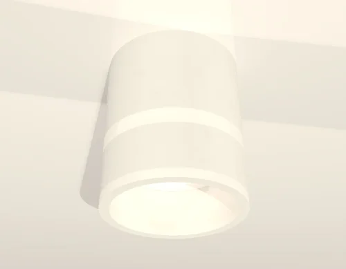 Светильник накладной XS8110005 Ambrella light белый 1 лампа, основание белое в стиле хай-тек круглый фото 2
