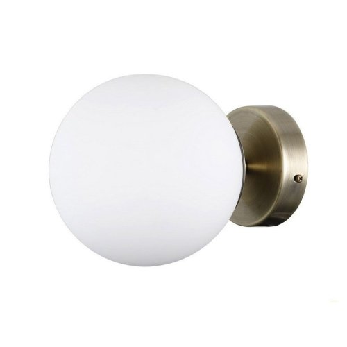 Бра Avetrana OML-66601-01 Omnilux белый на 1 лампа, основание бронзовое в стиле современный 