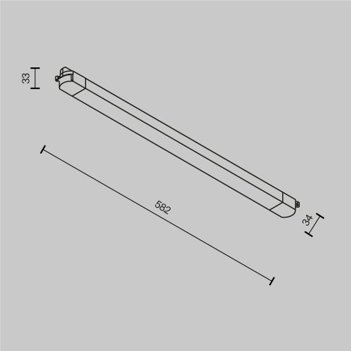 Трековый светильник LED Basis TR000-1-24W3K-B_1 Maytoni белый для шинопроводов серии Basis чёрный фото 9