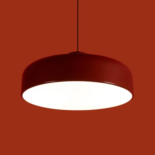 Светильник подвесной Still FR5598PL-02R Freya бордовый на 2 лампы, основание чёрное в стиле современный лофт фото 5