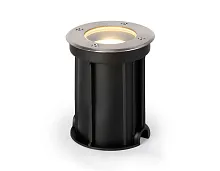 Встраиваемый светильник ST6511 Ambrella light уличный IP67 чёрный 1 лампа, плафон чёрный в стиле современный хай-тек GU10