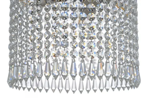 Люстра хрустальная потолочная Cremono E 1.2.25.200 G Dio D'Arte без плафона на 4 лампы, основание золотое в стиле классический фото 4