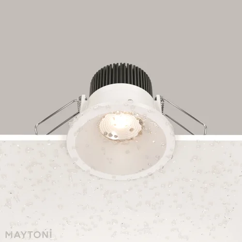 Светильник точечный LED Zoom DL034-01-06W3K-W Maytoni белый на 1 лампу, основание белое в стиле современный фото 5