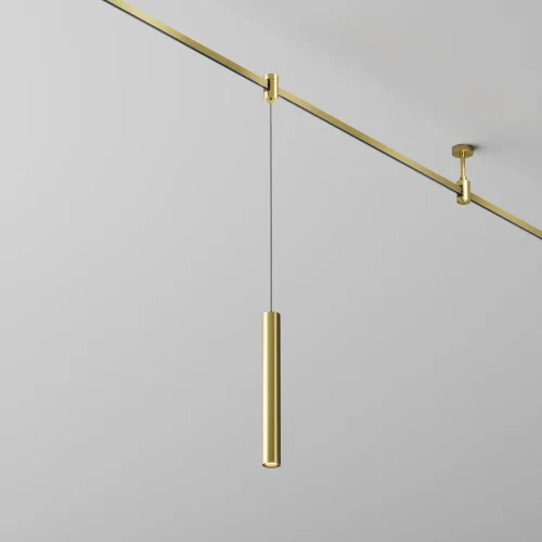 Трековый подвесой светильник Focus Led Flarity 3000K 5Вт 60° TR155-1-5W3K-BS Maytoni латунь для шинопроводов серии Magnetic trаck system Flarity латунь фото 3